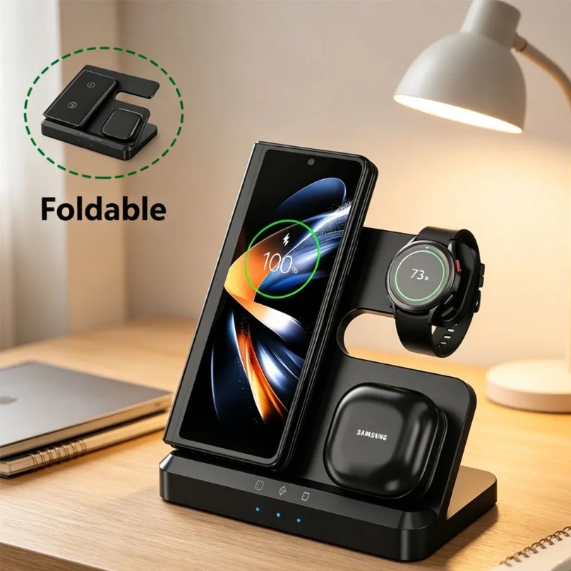 3 in 1 Fast Wireless Charger F - Phone Cooling Fan ulasan dan harga