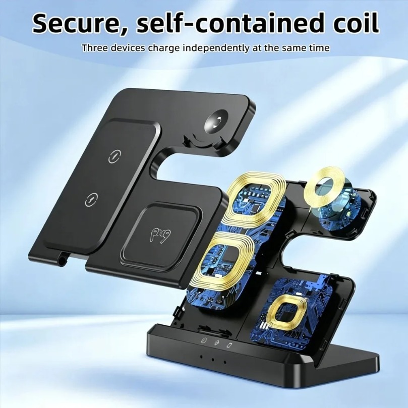 3 in 1 Fast Wireless Charger F - Phone Cooling Fan ulasan dan harga