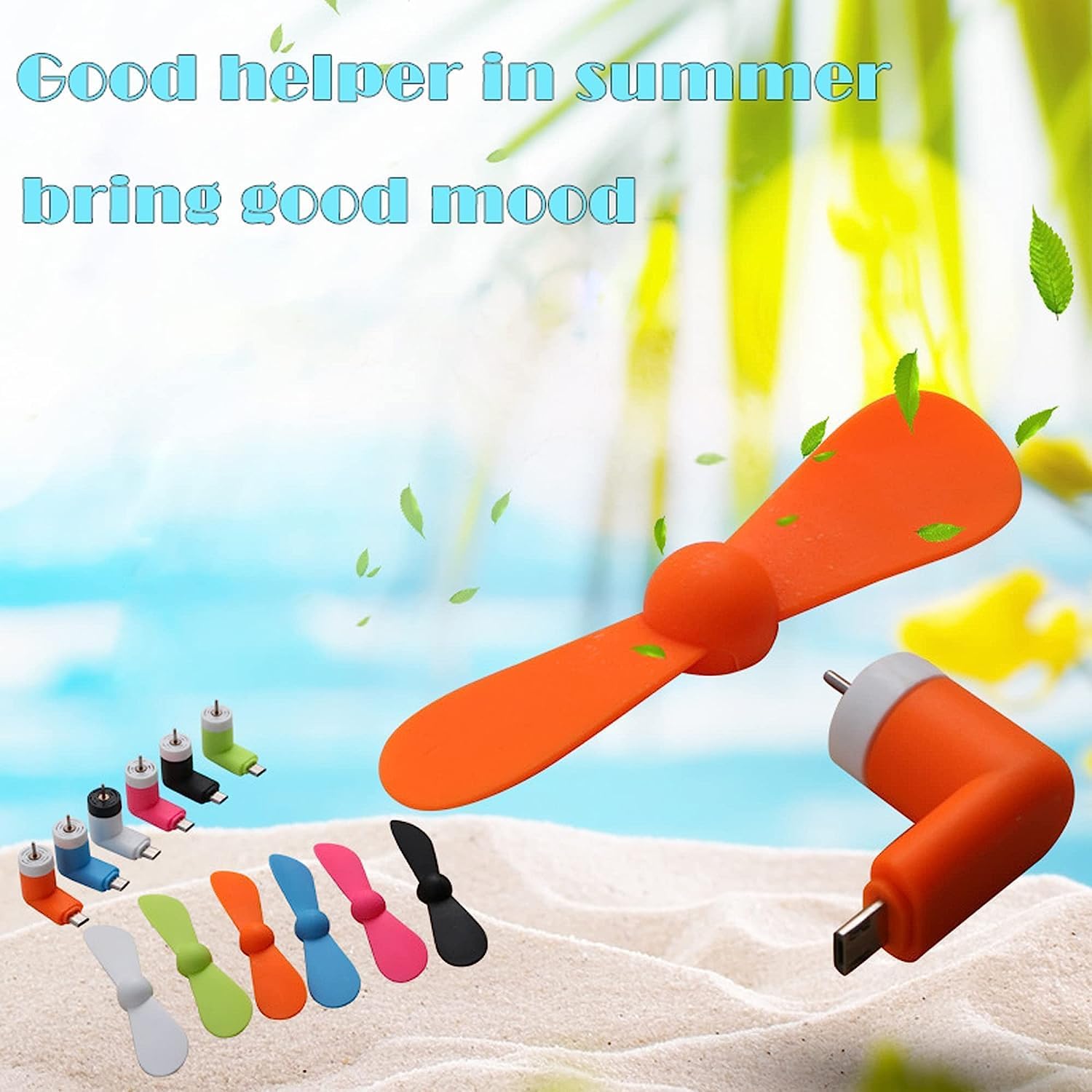 2pcs Type-C Mini Portable Micr - Phone Cooling Fan ulasan dan harga