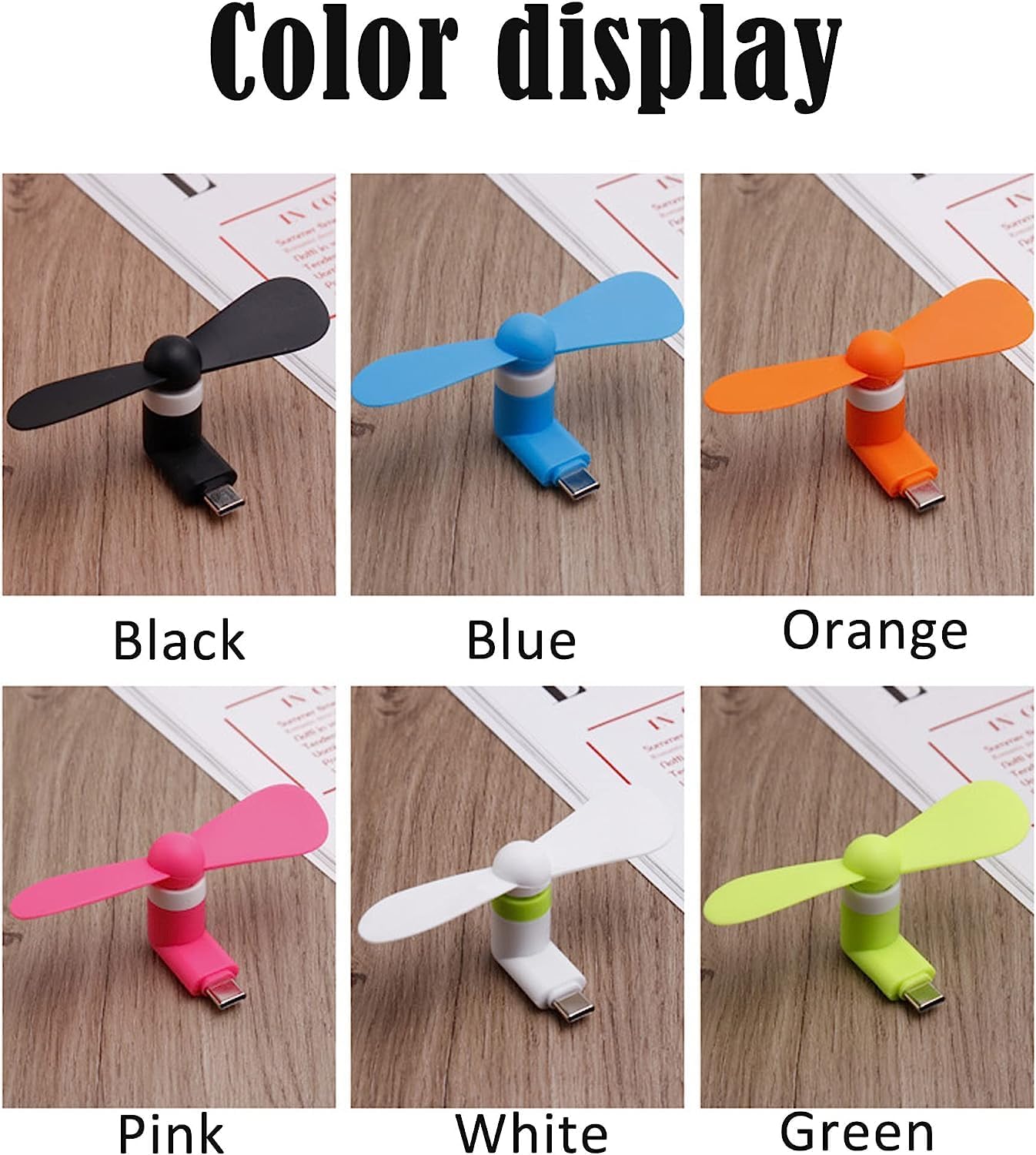 2pcs Type-C Mini Portable Micr - Phone Cooling Fan ulasan dan harga