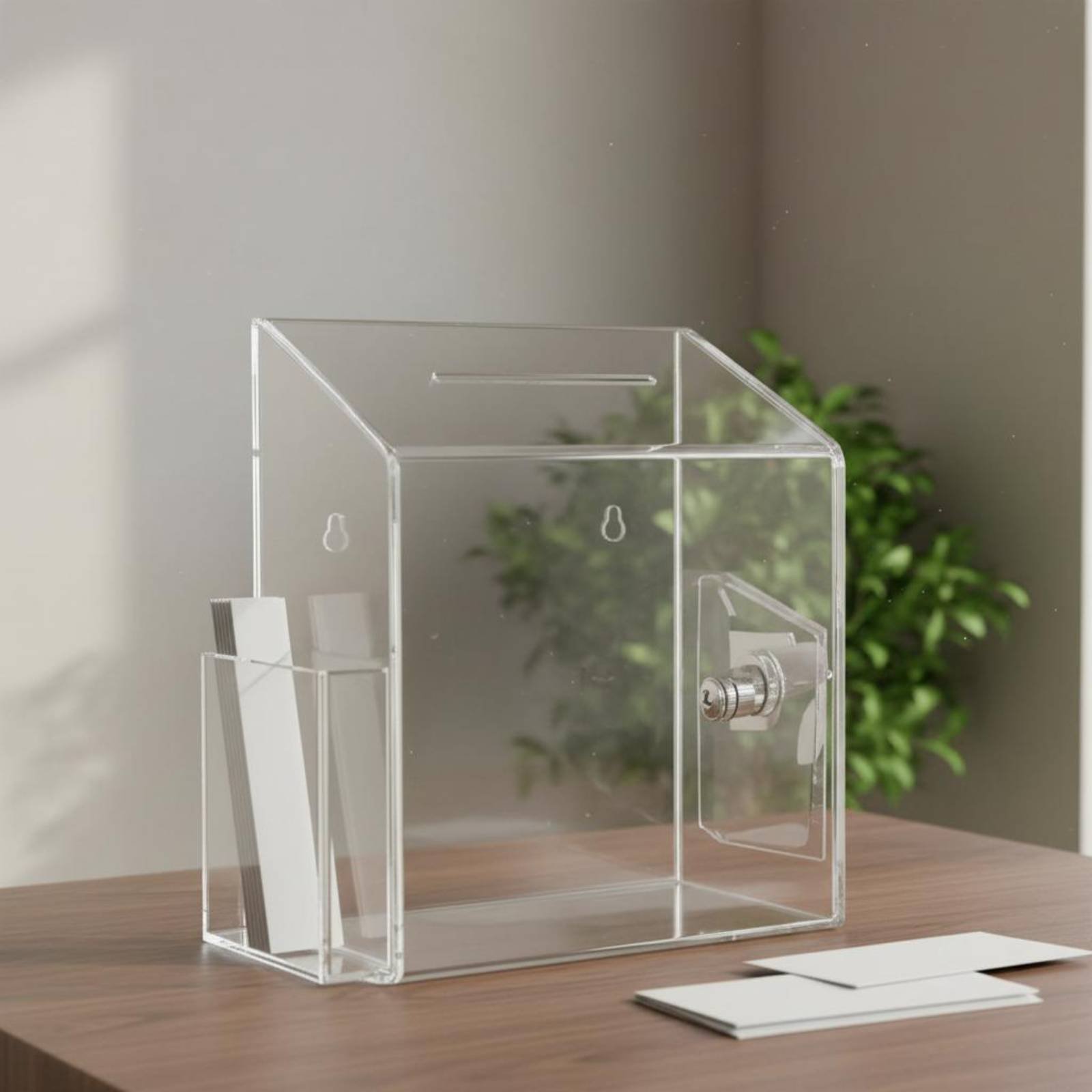 Acrylic Donation Charity Box W - Phone Accessories Company ulasan dan harga