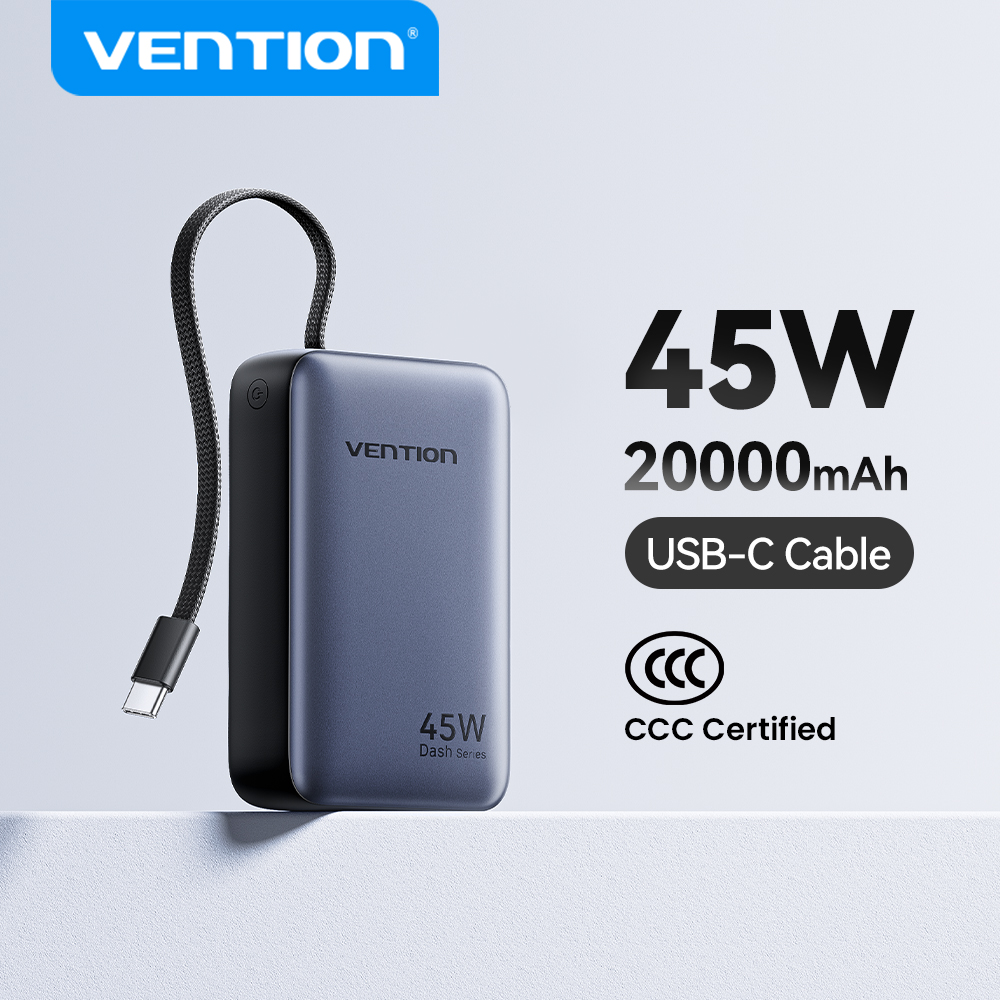 Vention CCC 45W 20000mAh Power - Portable Charger 20000Mah ulasan dan harga