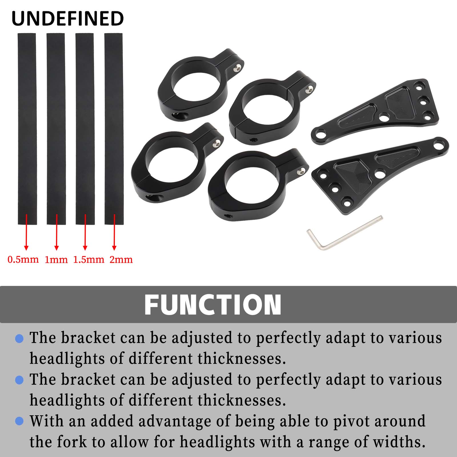 33mm-58mm Headlight Bracket Mo - Phone Accessories Company ulasan dan harga