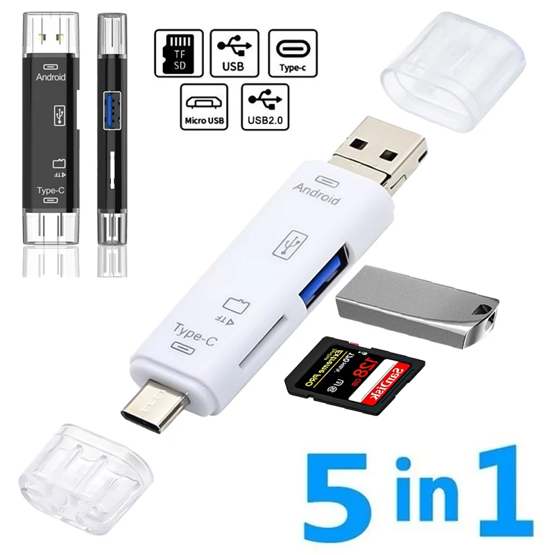 5 in 1 Multifunction Usb 2.0 T - Phone Accessories Types ulasan dan harga