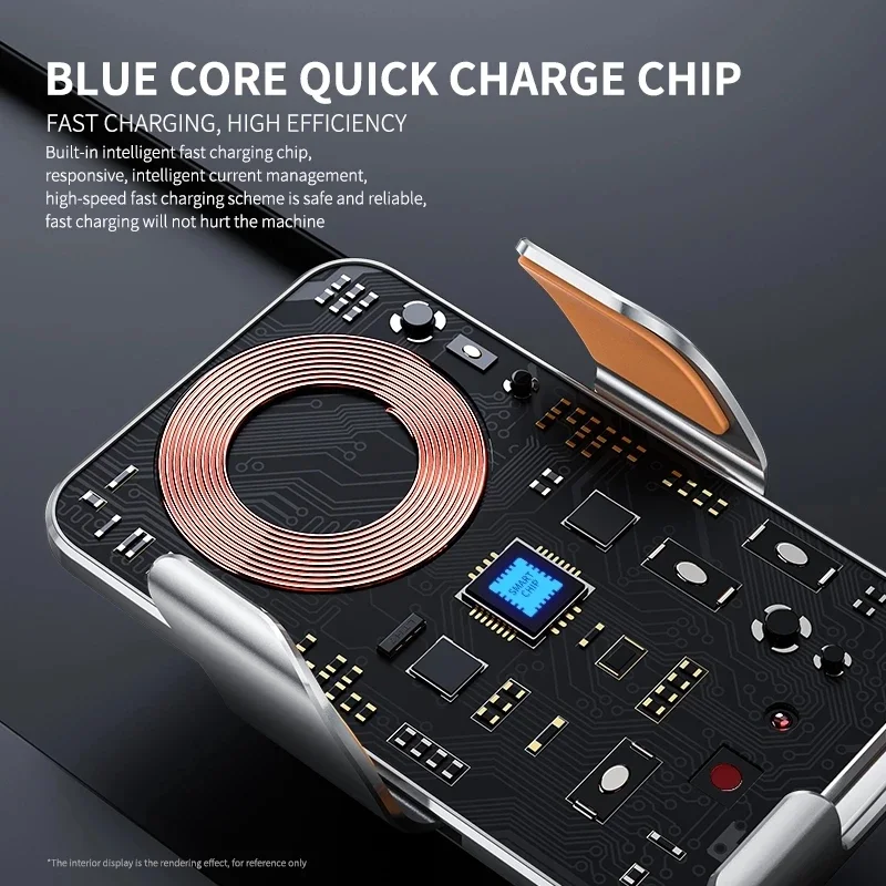Car Wireless Charger Magnetic  - Phone Cooling Fan ulasan dan harga