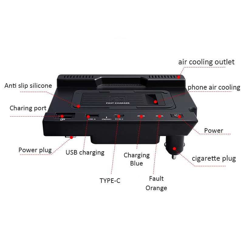 Wireless Charger For Mercedes  - Phone Accessories Types ulasan dan harga