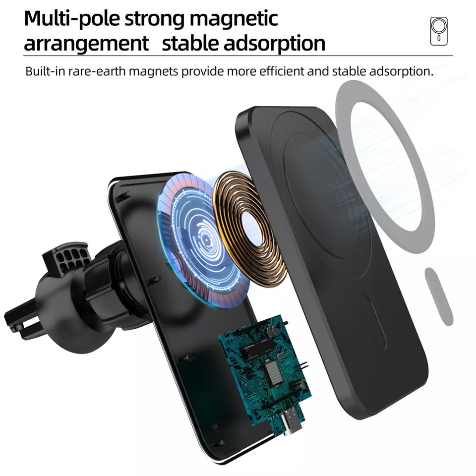 Wireless Charger Magnetic Car  - Phone Accessories Types ulasan dan harga