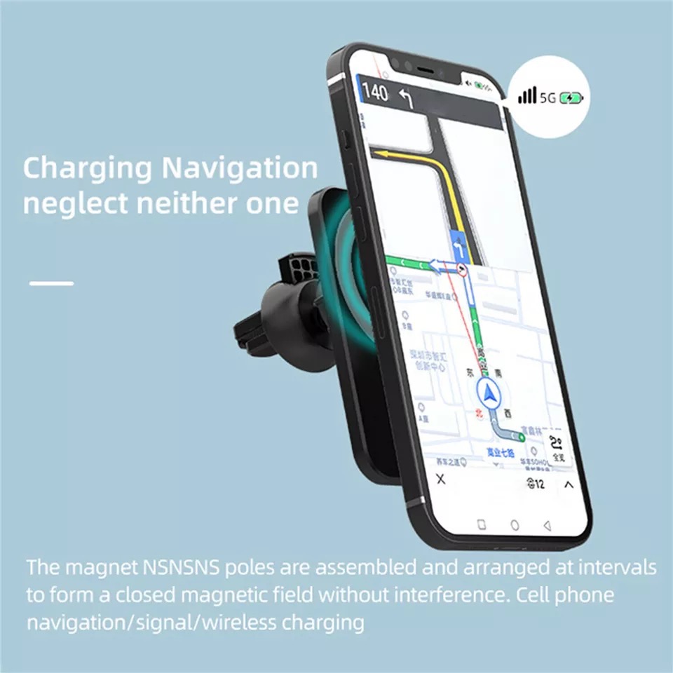 Wireless Charger Magnetic Car  - Phone Accessories Types ulasan dan harga