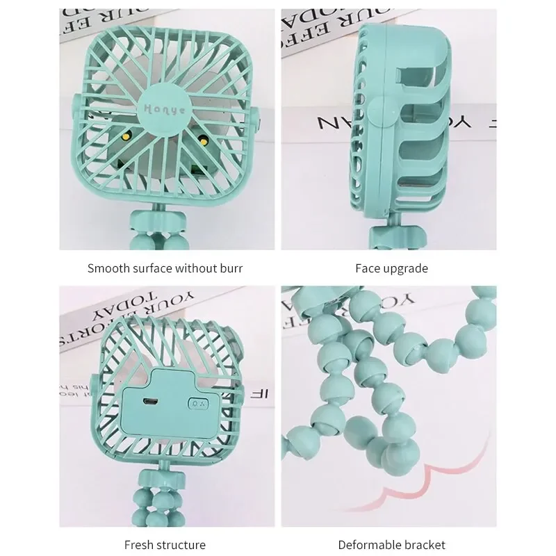 VVOCCI 1PC Portable Mini Fan w - Phone Cooling Fan ulasan dan harga