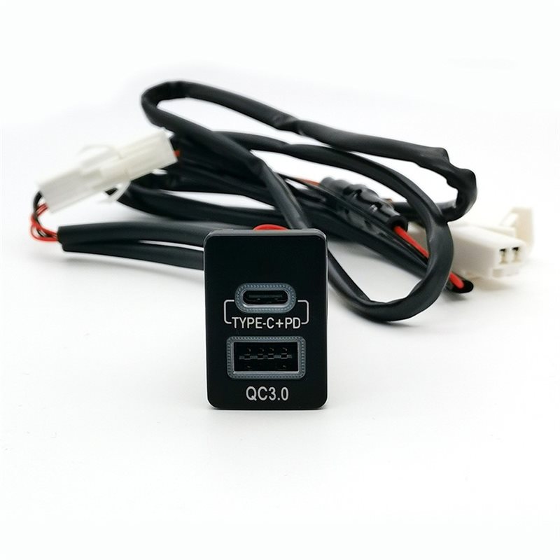 QC3.0 USB TYPE-C PD Blue Light - Phone Accessories Types ulasan dan harga
