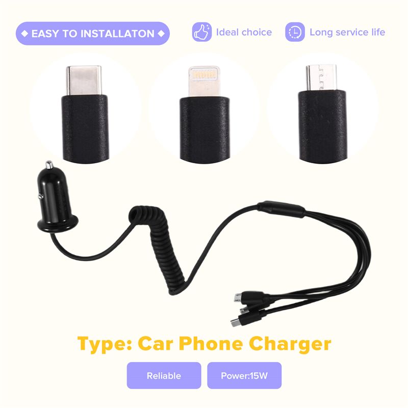 Car Adapter Accessories 3 Inte - Phone Accessories Types ulasan dan harga