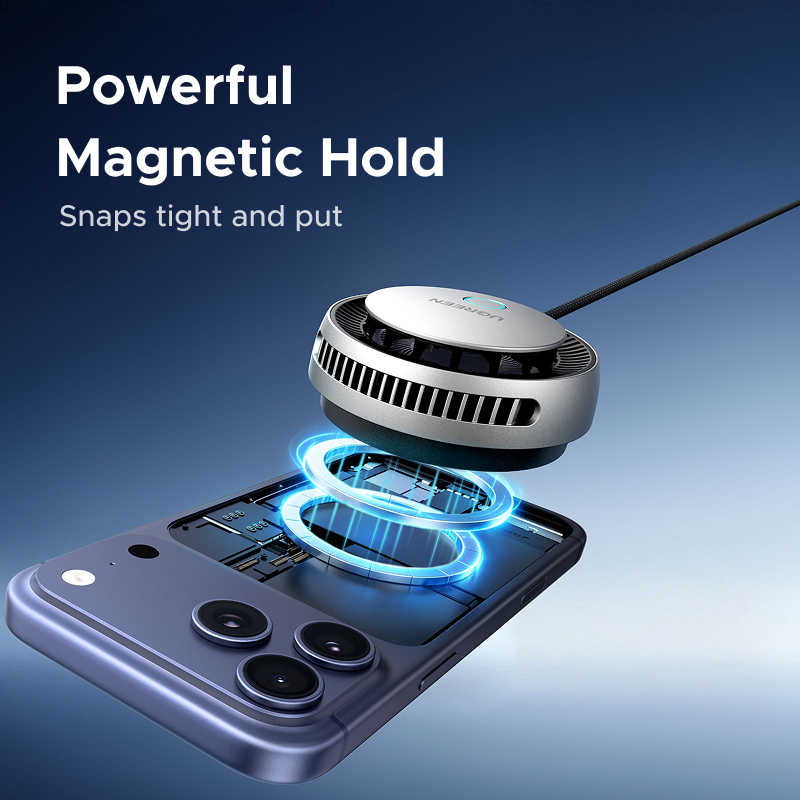 UGREEN MagFlow Pro Qi2.2 25W M - Phone Cooling Fan ulasan dan harga