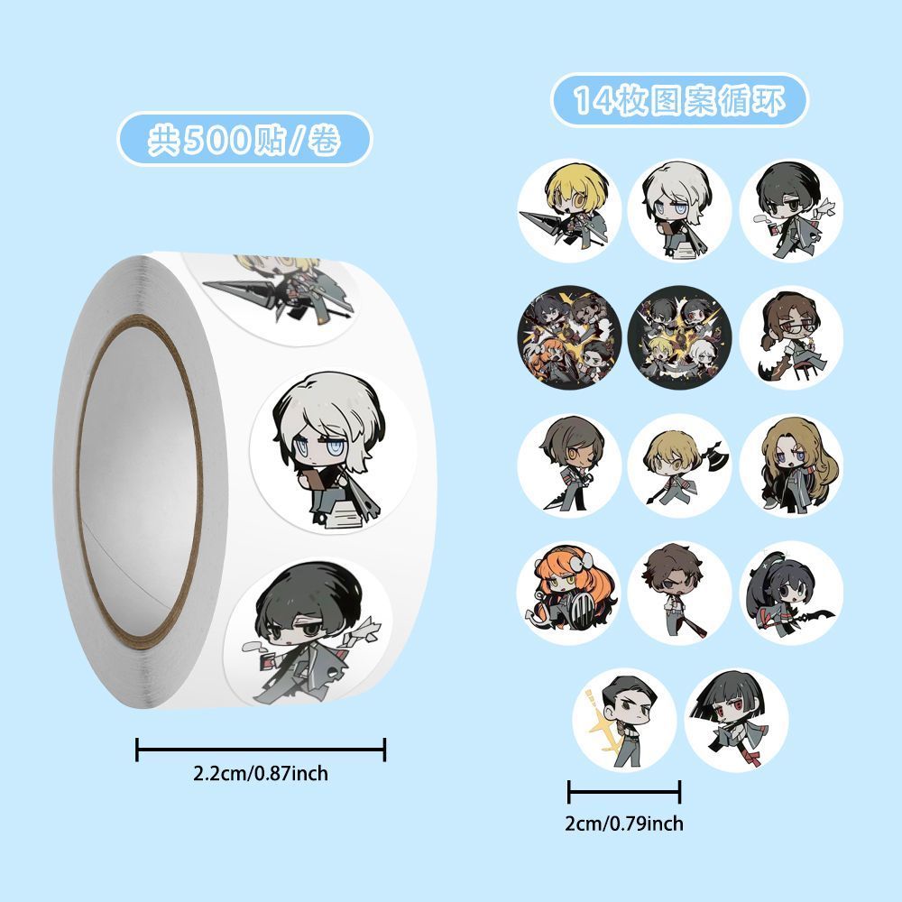 500PCS Anime Limbus Company Yi - Phone Accessories Company ulasan dan harga