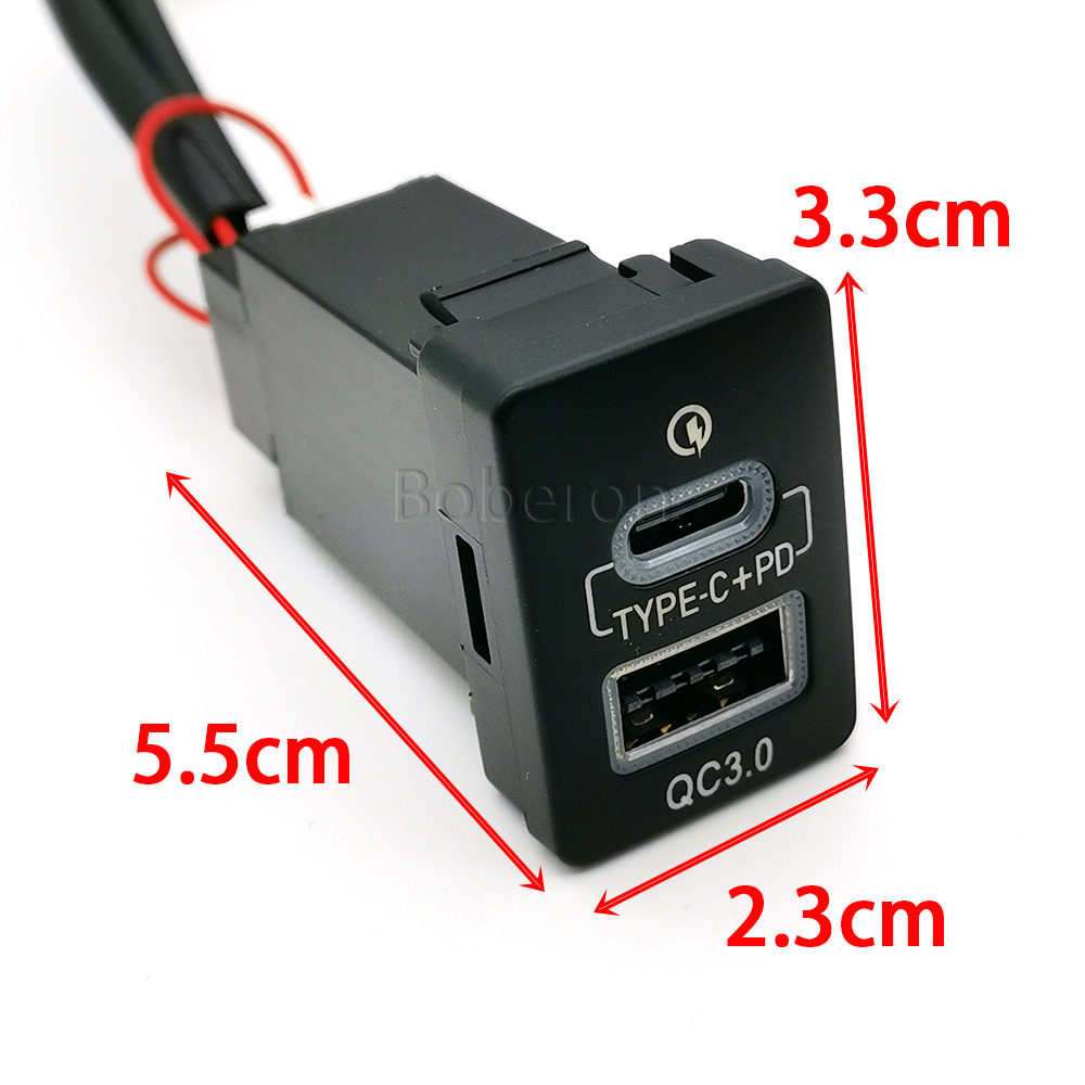 Blue LED QC3.0 USB Car Dual Ch - Phone Accessories Types ulasan dan harga